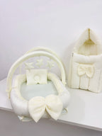 Muslin Nest Bed with Play Gym &amp; Holder