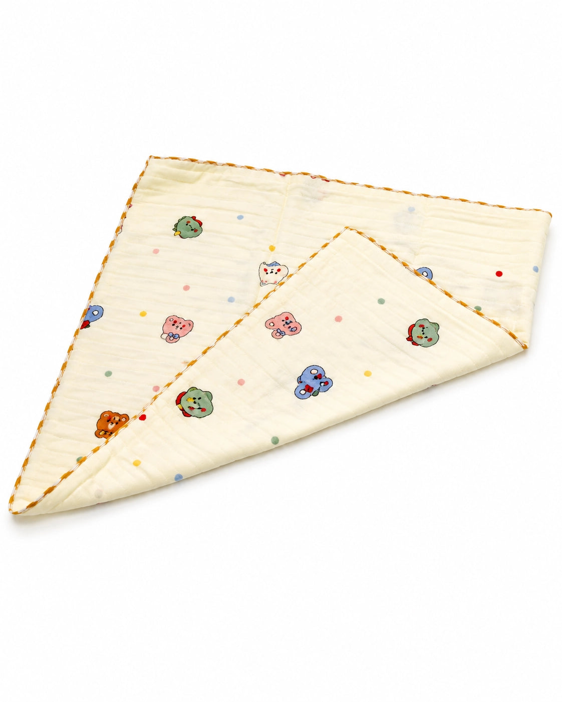 Ivory Muslin Baby Blanket