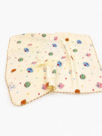 Ivory Muslin Baby Blanket