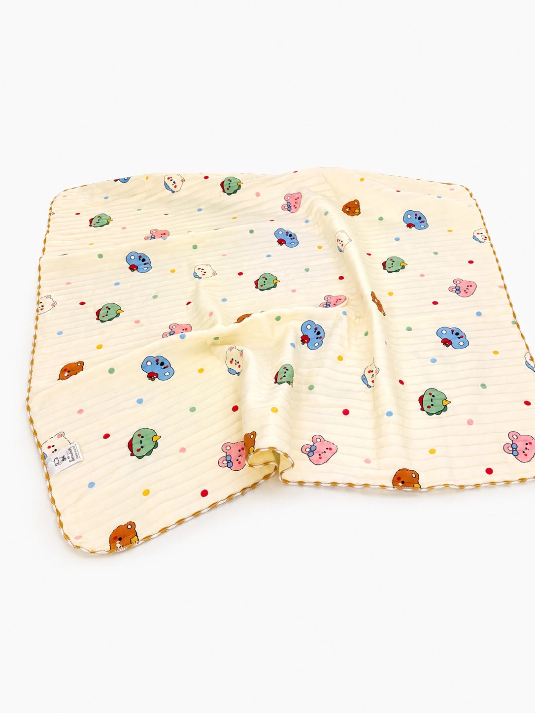 Ivory Muslin Baby Blanket