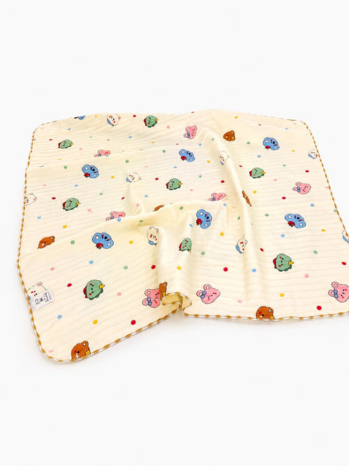 Ivory Muslin Baby Blanket