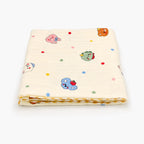 Ivory Muslin Baby Blanket